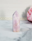 Unique Kunzite Spodumene Crystal Tower Natural Gemstone Point | Wisteria