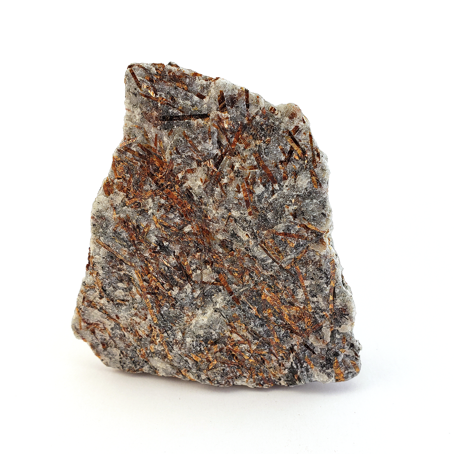 Astrophyllite Raw Natural Rough Gemstone - Unique - On White Background