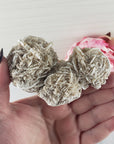 Unique Desert Rose Selenite Crystal Cluster Heat Treated Rough Mineral Formation | Wreath - 2