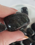 Arfvedsonite Crystal Natural Gemstone Tumbled Stone | One Stone - 6