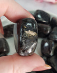 Arfvedsonite Crystal Natural Gemstone Tumbled Stone | One Stone - 8