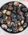 Black Sardonyx Stone Natural Crystal Tumbled Stone