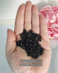 Black Tourmaline Stone Natural Crystal Chips By the Ounce - One Ounce in Hand