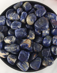 Blue Sodalite Crystal Natural Gemstone Freeform Tumbled Stone