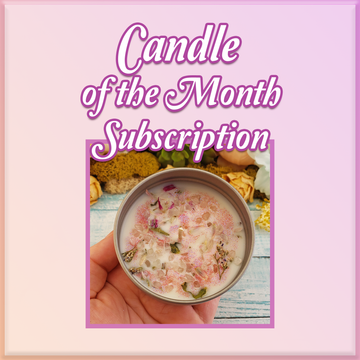 Handmade 4oz Candle of the Month Subscription
