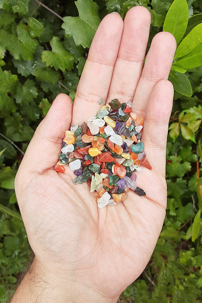 Mixed Gemstone Chips - 1 Ounce Bag | Crystal Gemstone Shop.