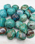 Chrysocolla Stone Natural Crystal Gemstone Tumbled Stone - 7