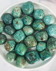Chrysocolla Stone Natural Crystal Gemstone Tumbled Stone - 9
