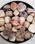 Pink Opal Crystal Natural Gemstone Tumbled Stone | Heart Chakra Crystals