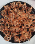 Copper-Plated Spiral Metal Cage Pendant | Make Your Own Crystal Jewelry! - Great for Christmas Ornaments!