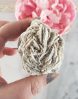 Desert Rose Selenite Crystal Cluster Rough Mineral Formation | Heat Treated - 6