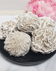 Desert Rose Selenite Crystal Cluster Rough Mineral Formation | Heat Treated - 9