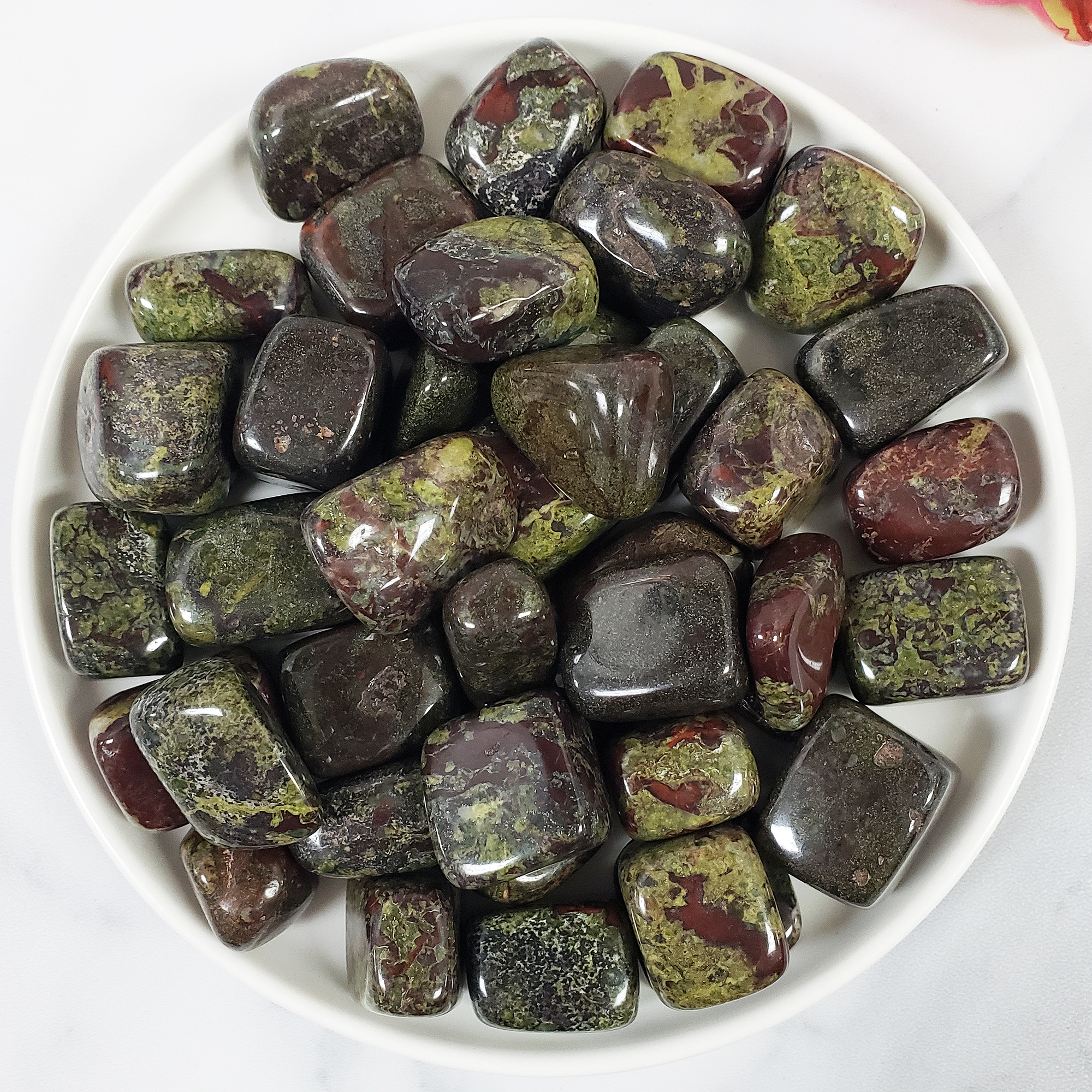 Dragon Stone Dragon's Blood Jasper Natural Crystal Tumbled Stone