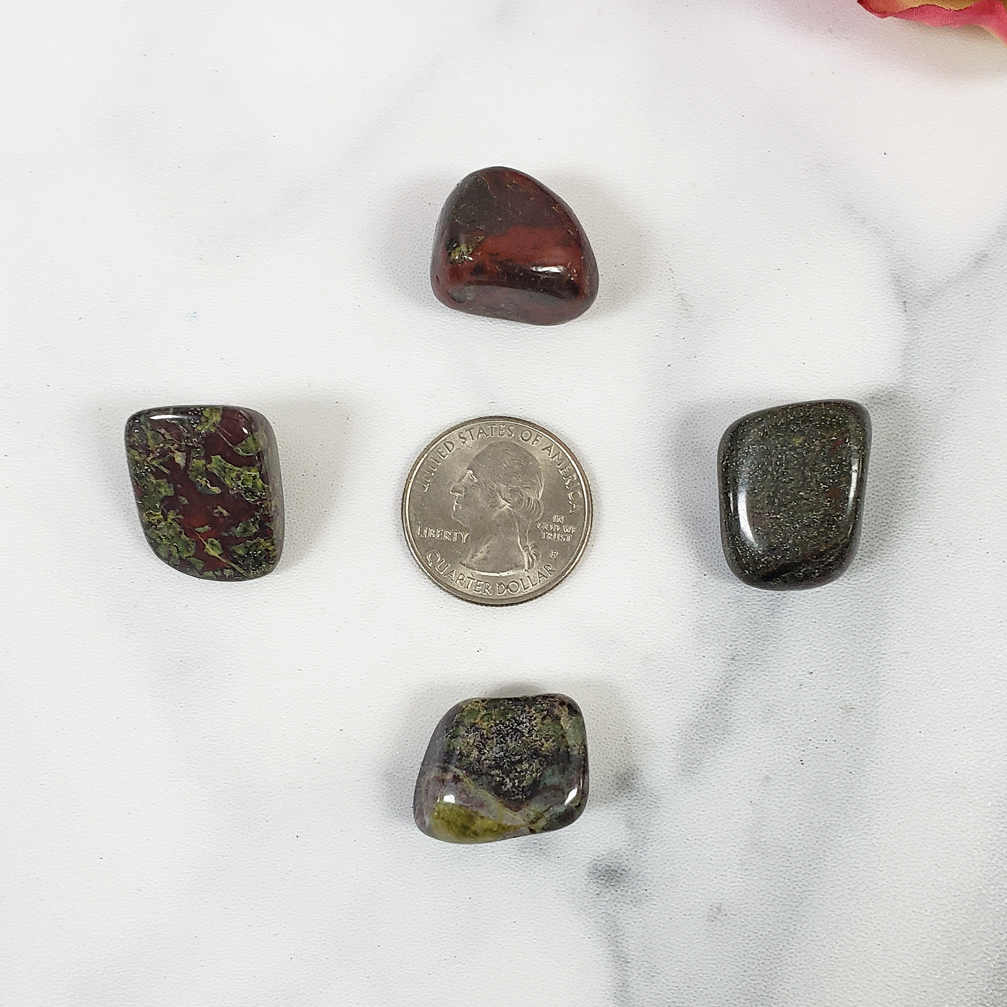 Dragon Stone Dragon's Blood Jasper Natural Crystal Tumbled Stone - 3