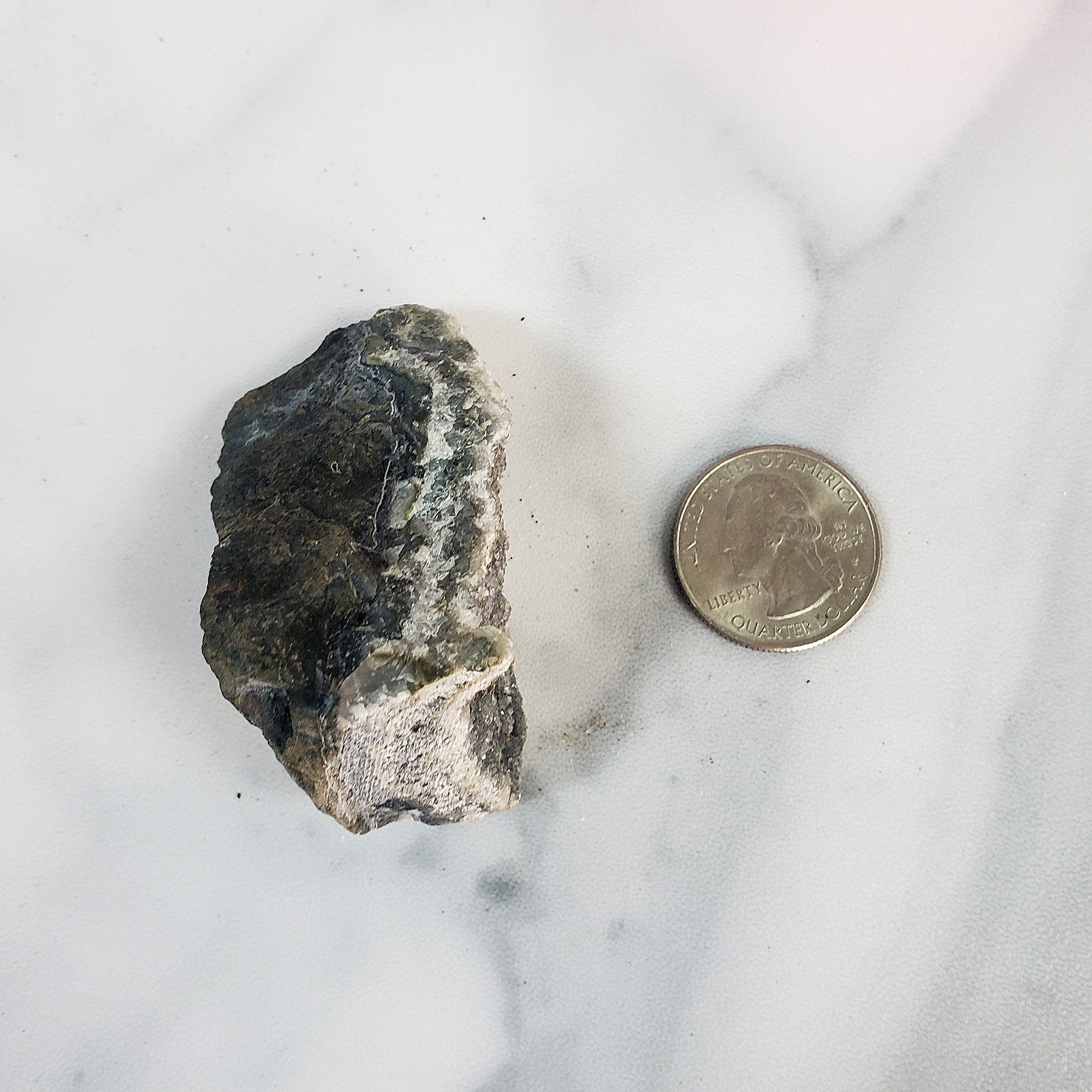 Unique Druzy Black Amethyst Included Quartz Crystal Cluster Natural Gemstone | Equilibrium - 1