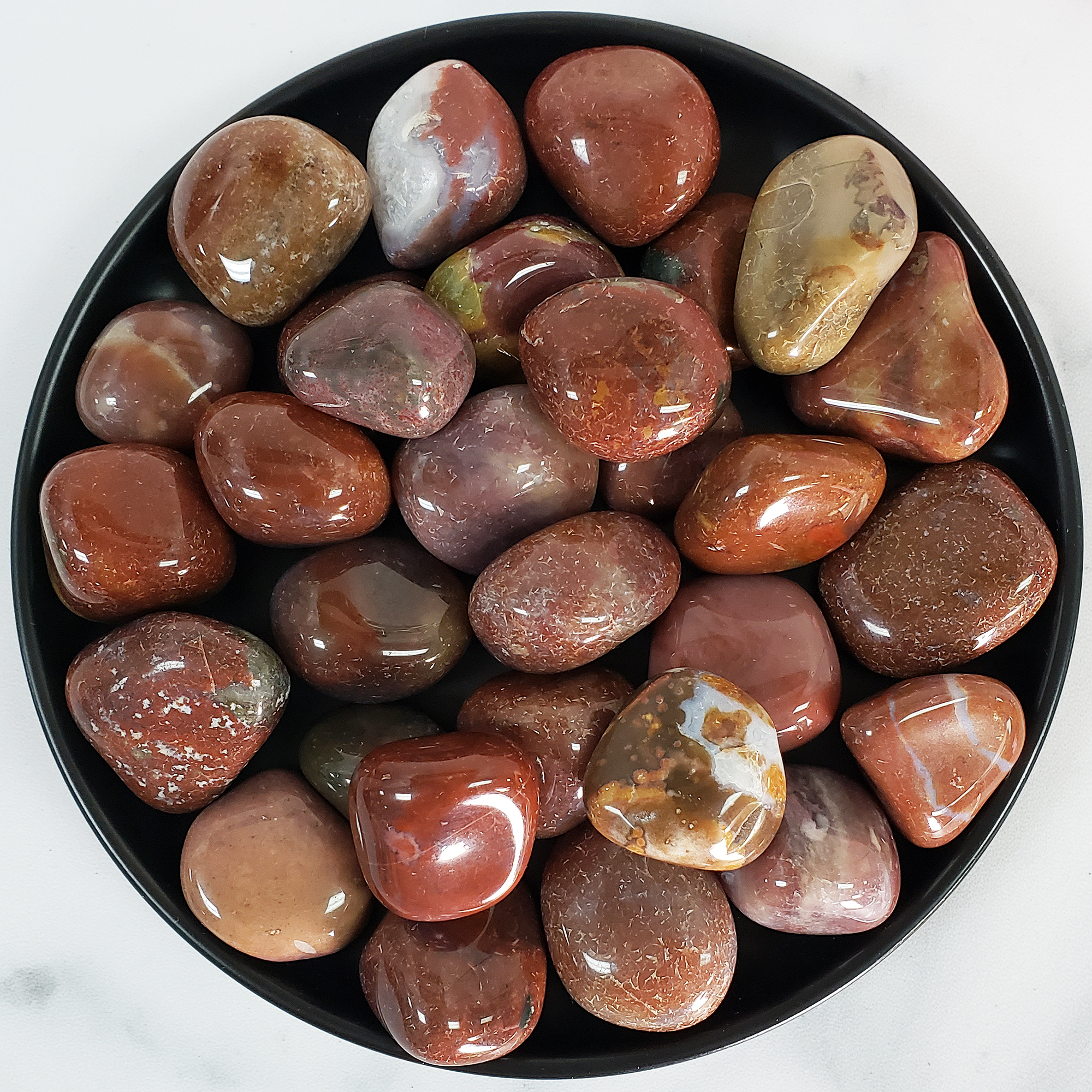 Fancy Jasper Crystal Natural Gemstone Tumbled Stone | One Stone