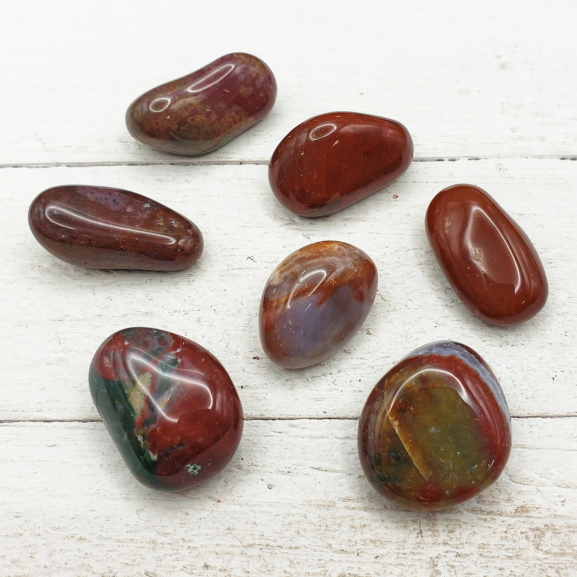 Fancy Jasper Crystal Natural Gemstone Tumbled Stone | One Stone - 4