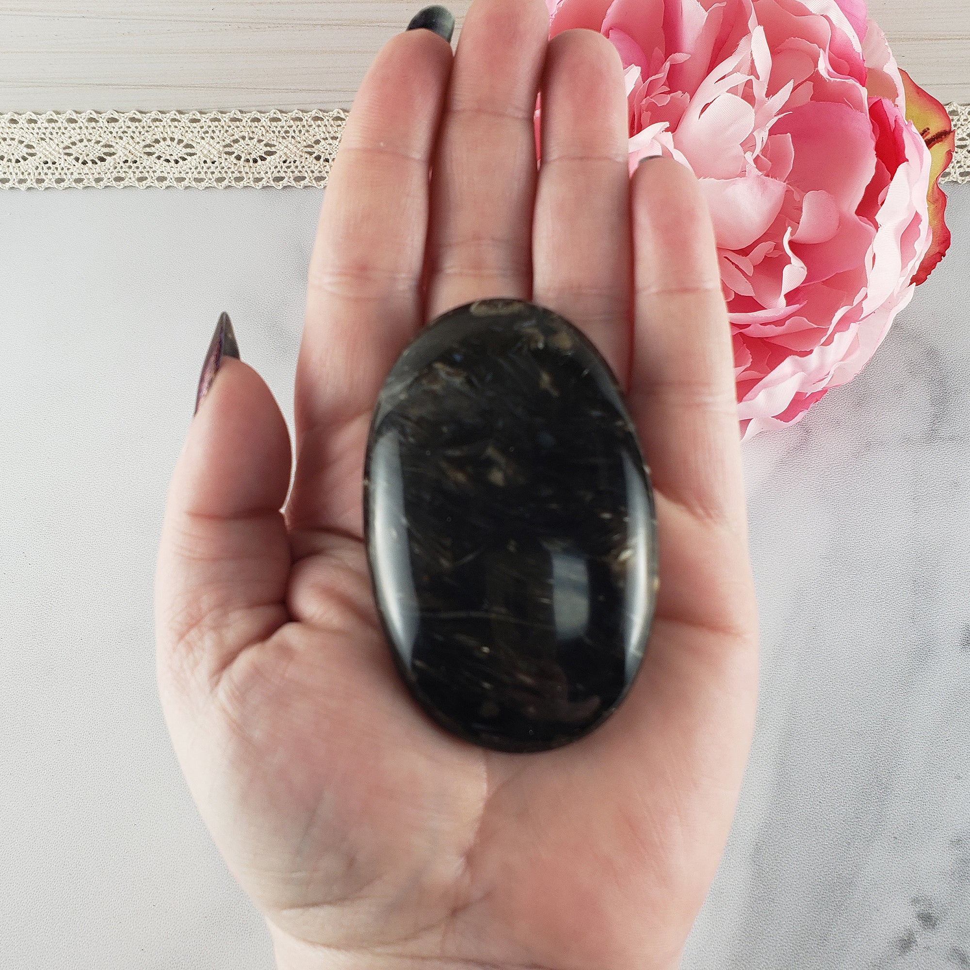 Unique Palm Root Fossilized Petrified Wood Natural Organic Gemstone Crystal Palm Stone | Gratiae - 4