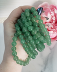 Green Aventurine Crystal Natural Gemstone 7-8mm Beaded Bracelet - 1