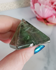 Green Fluorite Stone Natural Gemstone Crystal Pyramid | 30-35mm - 4