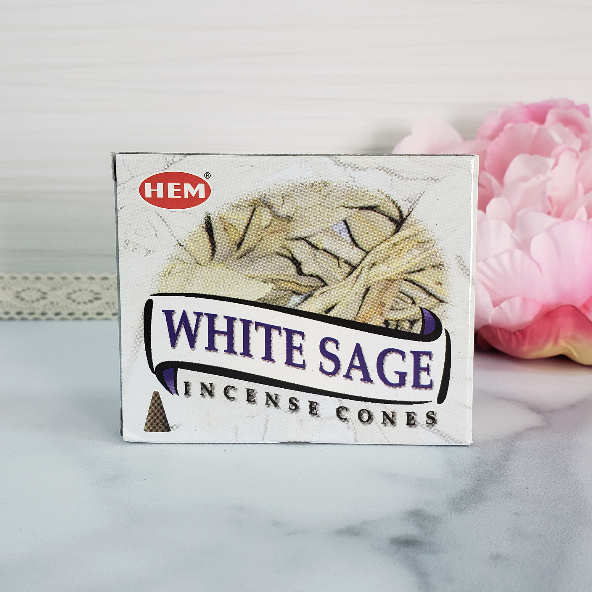 White Sage Incense Cones | Ritual Incense For Cleansing & Offerings