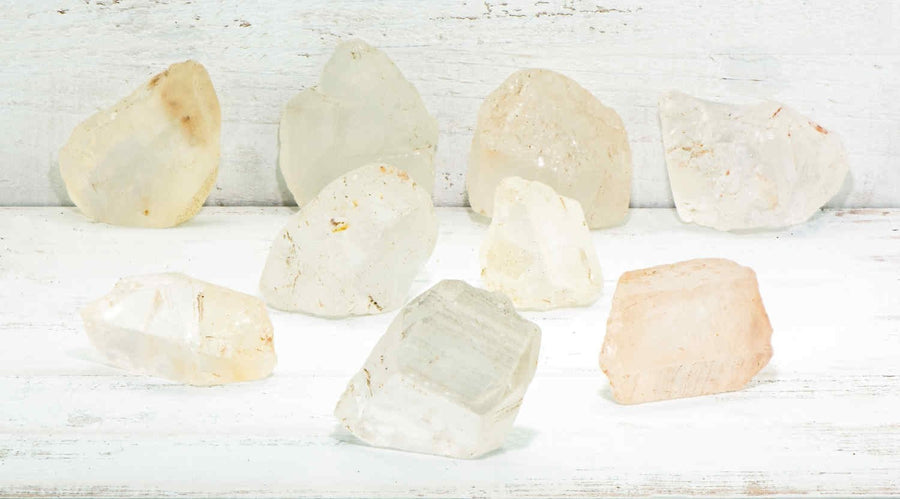 Milky Quartz Crystal Natural Rough Raw Gemstone | Crystal Gemstone Shop.