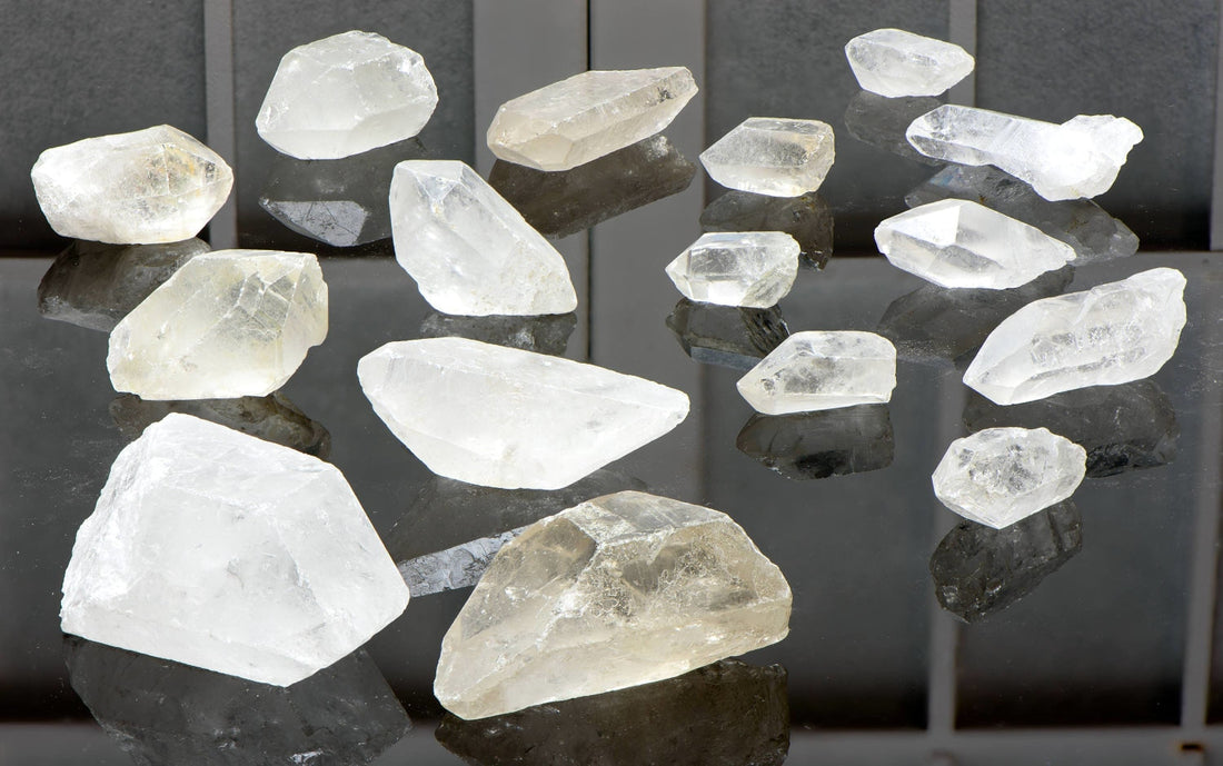 Quartz Natural Raw Rough Gemstone Point Chunk | Crystal Gemstone Shop.