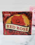 Red Rose Incense Cones | Ritual Incense For Cleansing & Offerings
