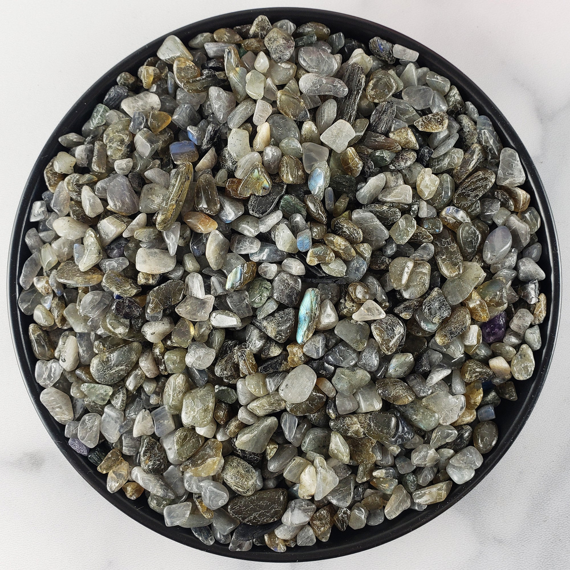 Labradorite Stone Natural Gemstone Crystal Chips By the Ounce