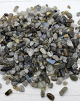 Labradorite Stone Natural Gemstone Crystal Chips By the Ounce - D