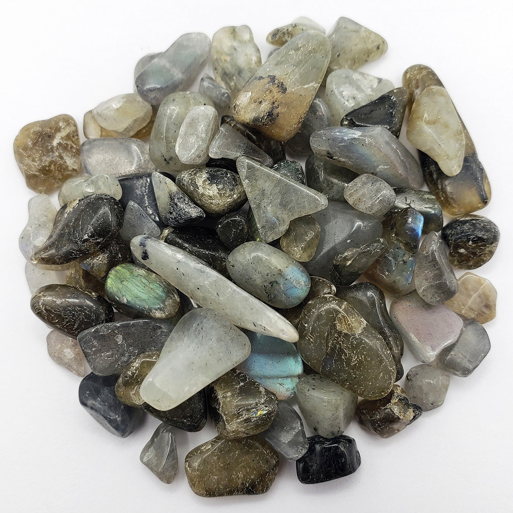 Labradorite Stone Natural Gemstone Crystal Chips By the Ounce - A