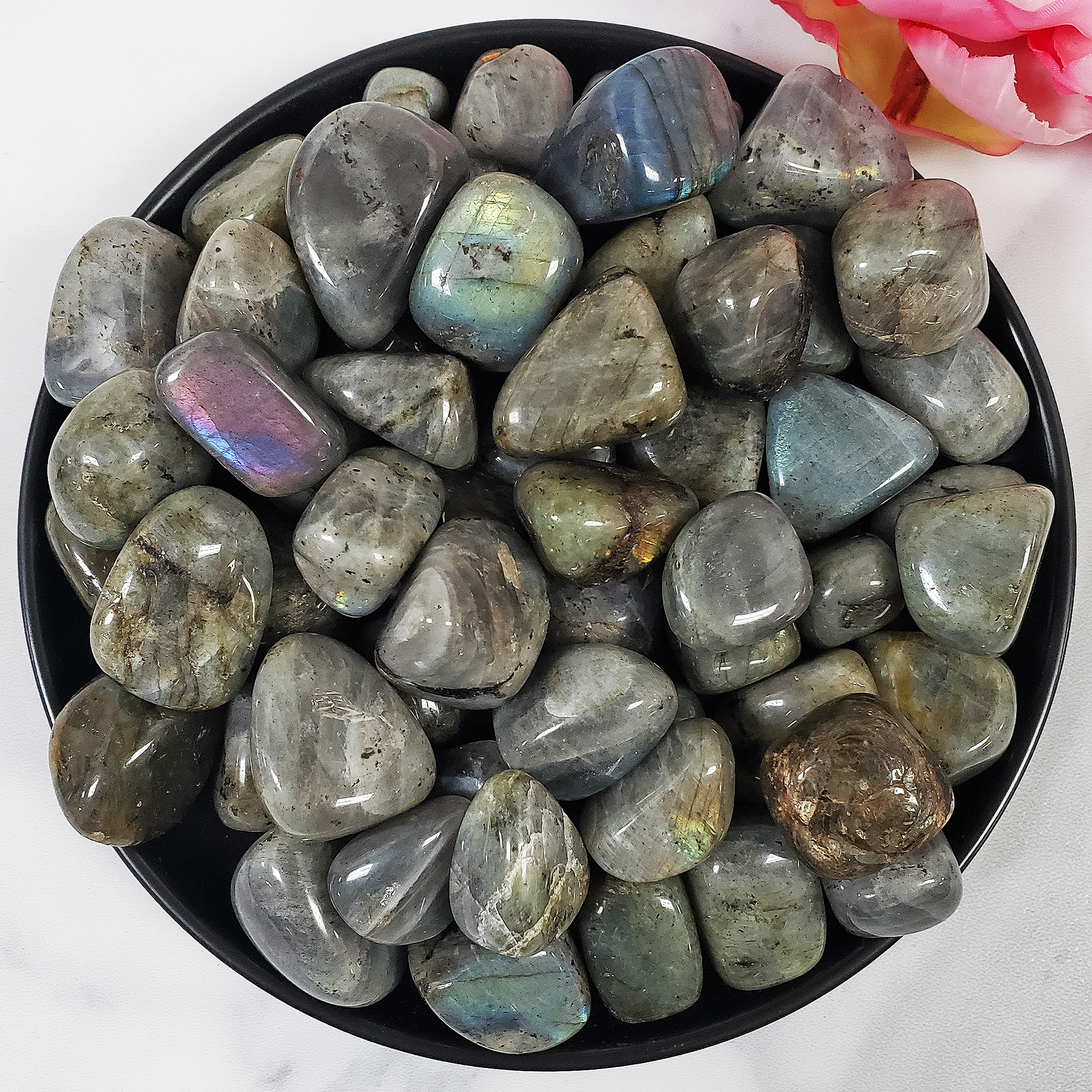 Labradorite Crystal Natural Gemstone Tumbled Stone