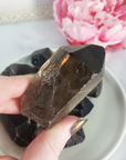Smoky Quartz Crystal Natural Gemstone Raw Crystal Point | Large - 1