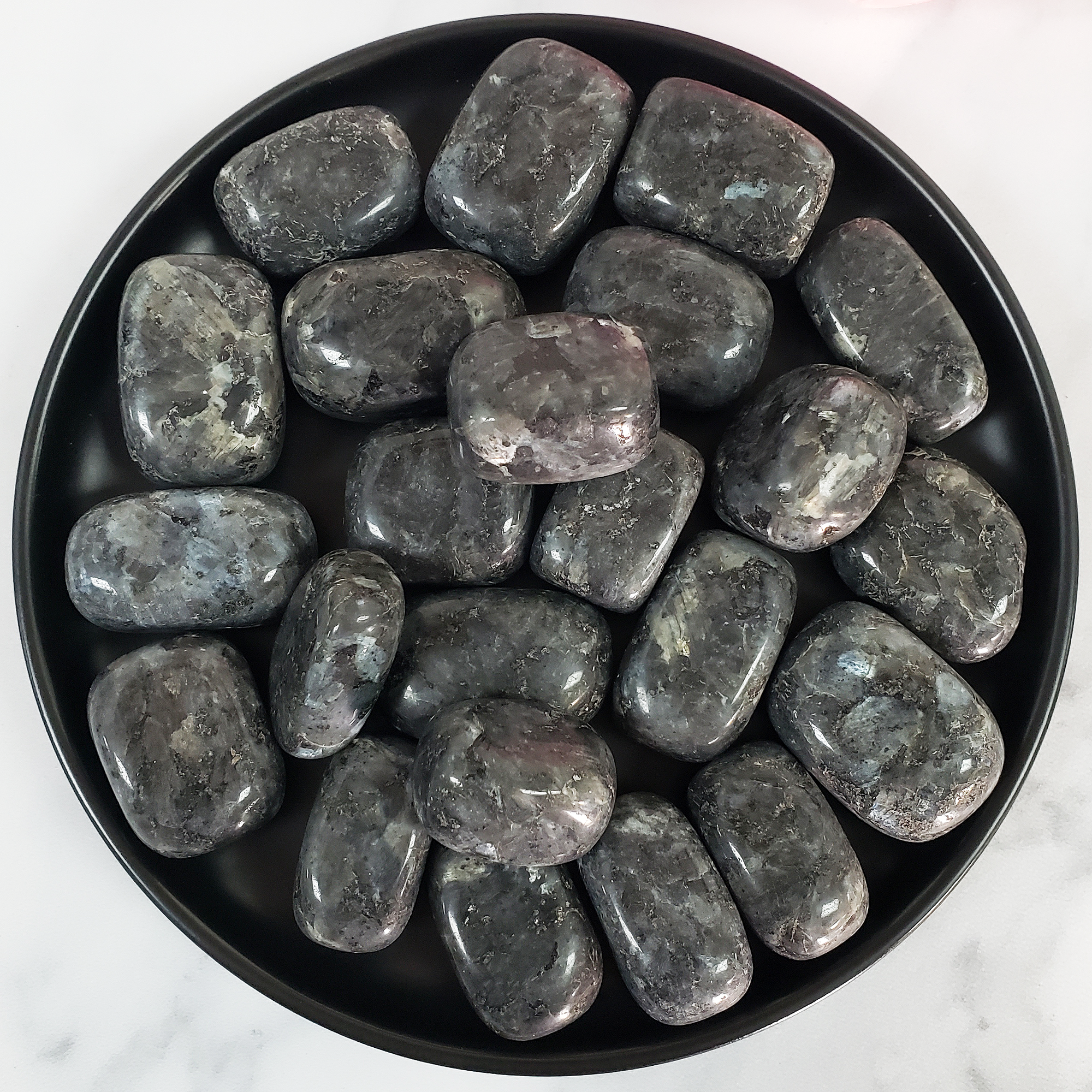 Larvikite Stone Feldspar Rock Natural Gemstone Tumbled Stone | One Stone - 8