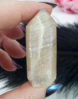 Unique Moonstone Crystal Tower Point High Quality Natural Gemstone Obelisk | Luna - 1