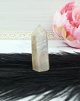 Unique Moonstone Crystal Tower Point High Quality Natural Gemstone Obelisk | Luna - 4