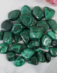 Green Malachite Crystal Natural Gemstone Tumbled Stone | One Stone | Multiple Sizes! - 7