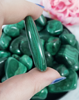Green Malachite Crystal Natural Gemstone Tumbled Stone | One Stone | Multiple Sizes! - 6