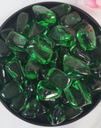 Green Obsidian Crystal Manmade Gemstone Tumbled Stone - for Meditation