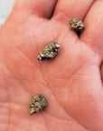 Raw Pyrite Crystal Fool's Gold Natural Rough Gemstone | 3 MINI STONES - Raw Gemstones