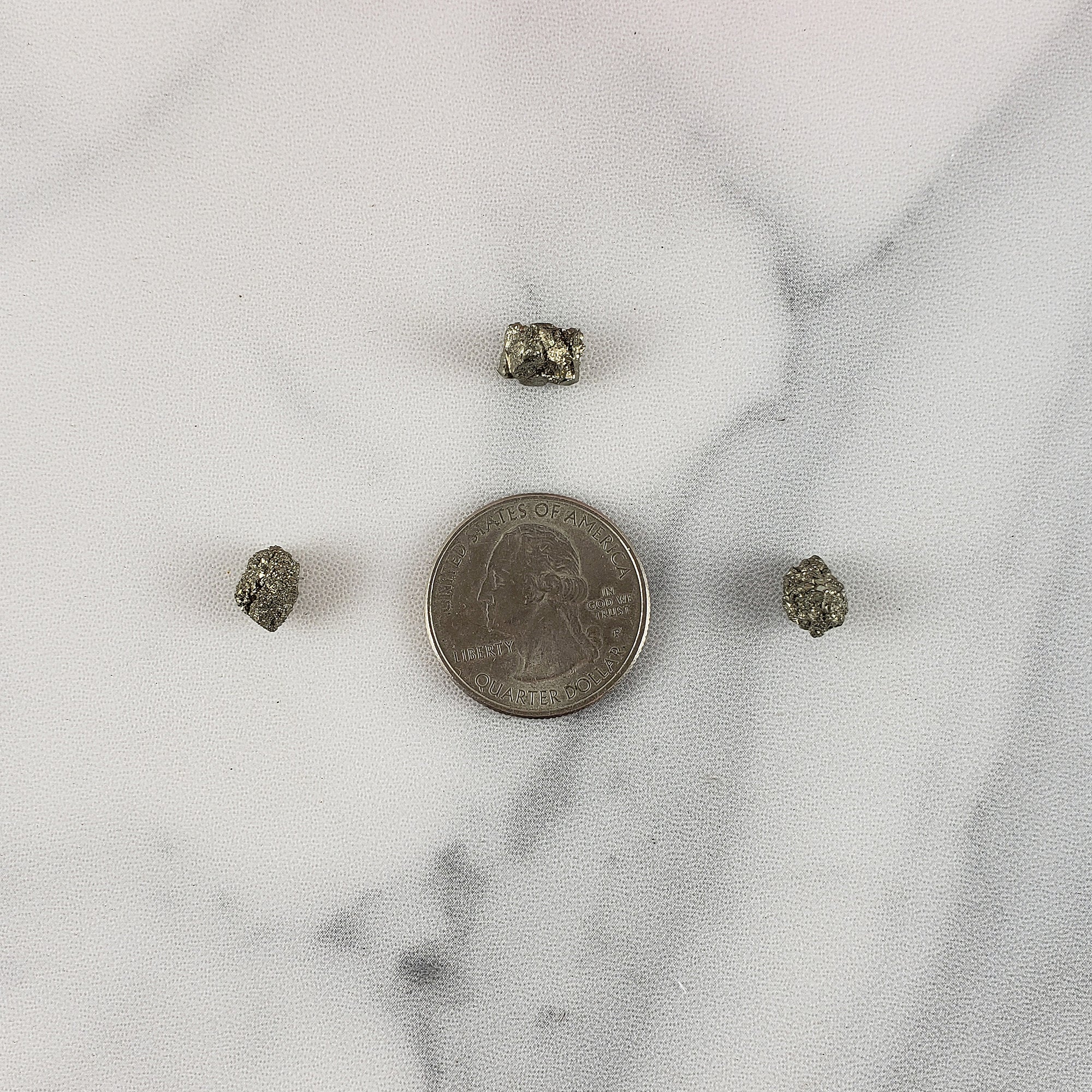 Raw Pyrite Crystal Fool's Gold Natural Rough Gemstone | 3 MINI STONES | Raw Crystals