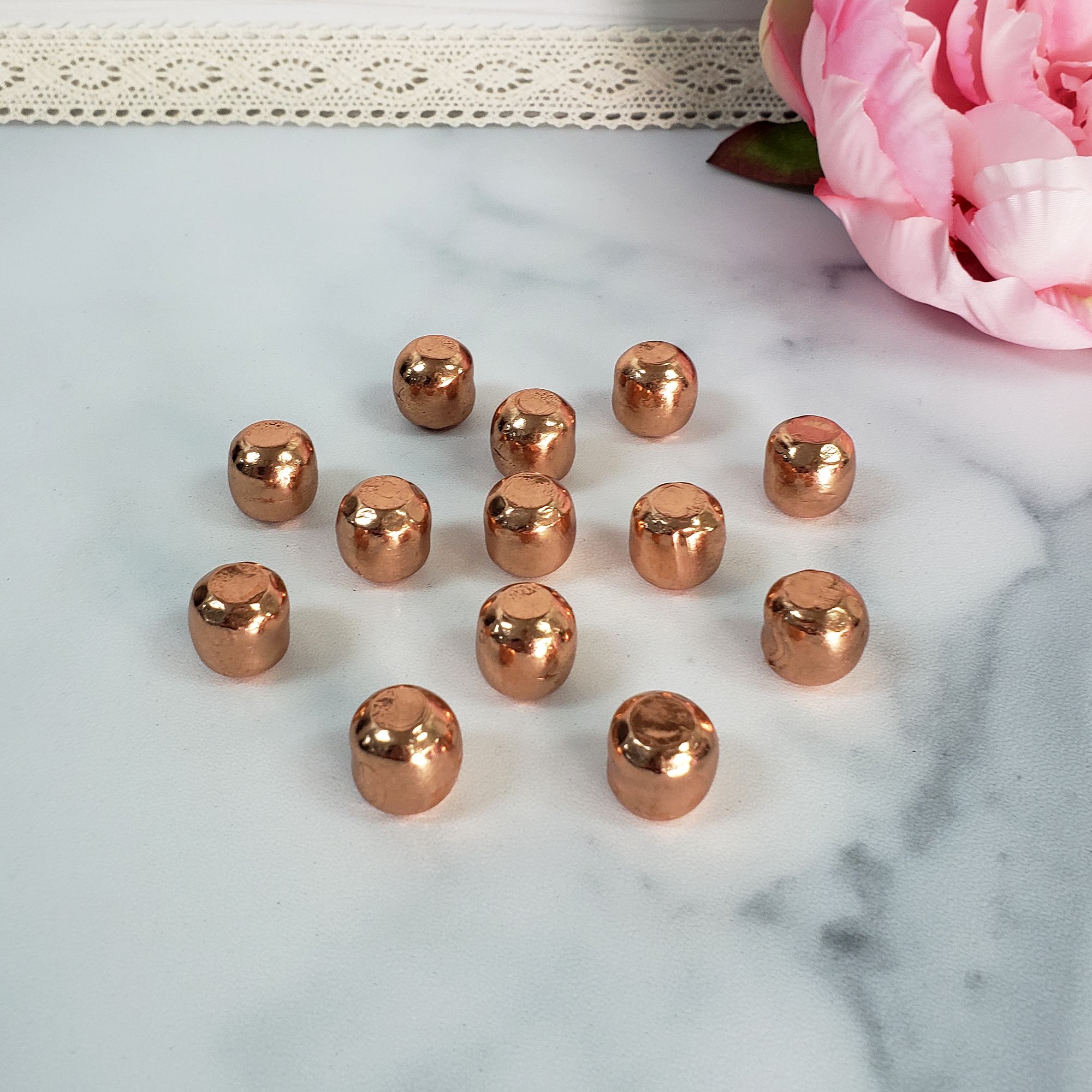 Solid Copper Nugget | Natural Sacred Metal Orb Nugget | MINI - 2