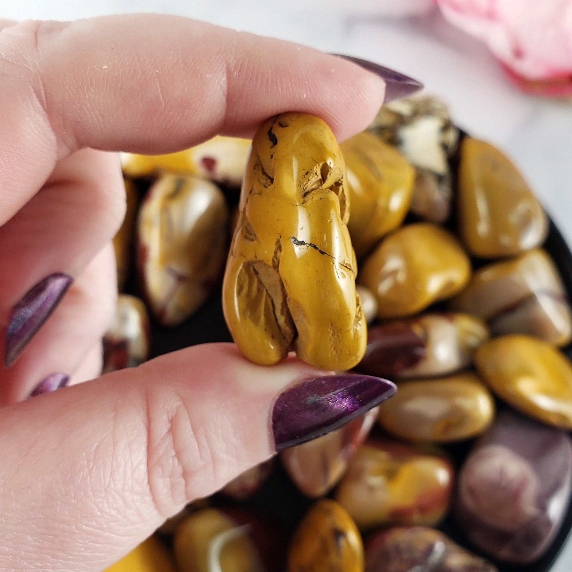 Mookaite Jasper Gemstone Natural Crystal Freeform Tumbled Stone | Freeform Natural Crystals