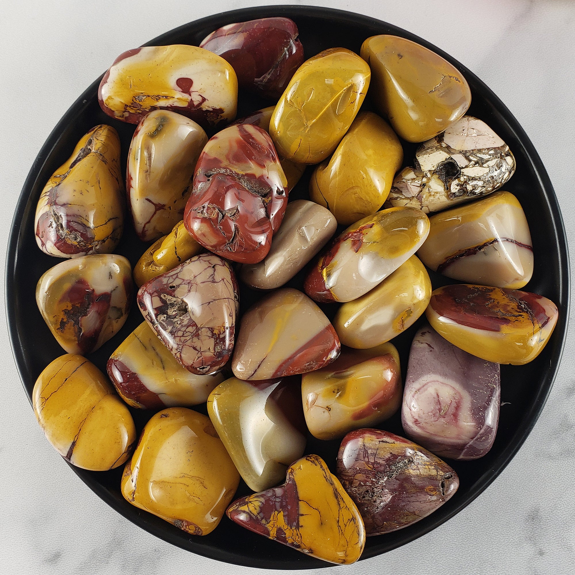 Mookaite Jasper Gemstone Natural Crystal Freeform Tumbled Stone | Colorful Australian Stone