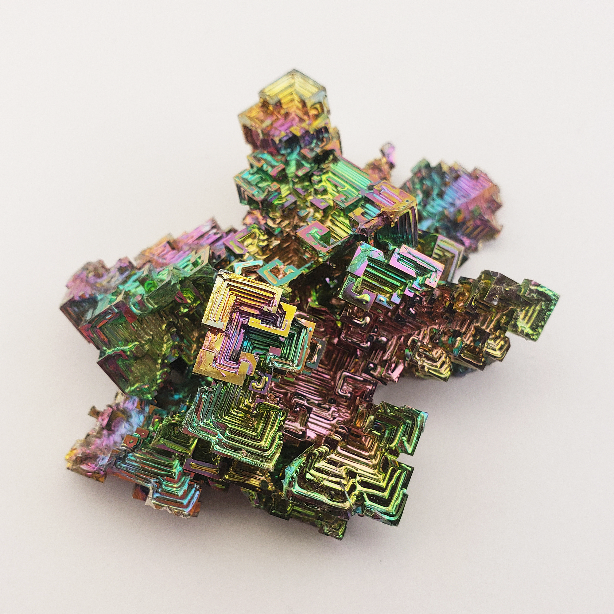 Unique Jumbo Bismuth Crystal Cluster | Mujigae