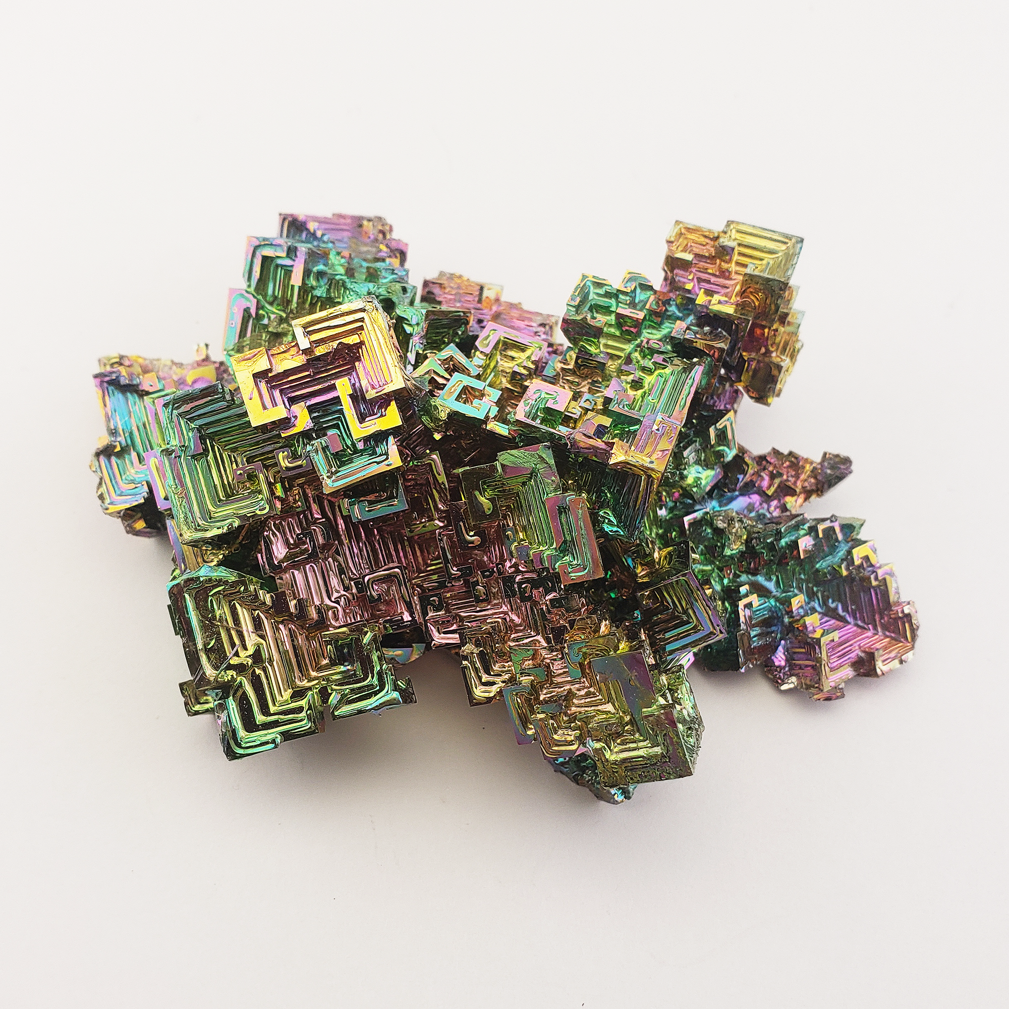 Unique Jumbo Bismuth Crystal Cluster | Mujigae - 4