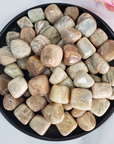 Multi Moonstone Crystal Natural Gemstone Tumbled Stone