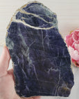Unique Morado Opal Stone Slab Natural Crystal Slice with Polished Face | Noble - 1