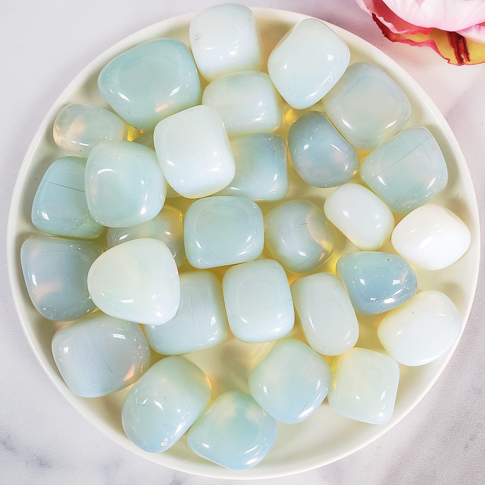 Opalite Crystal Manmade Gemstone Tumbled Stone - 2