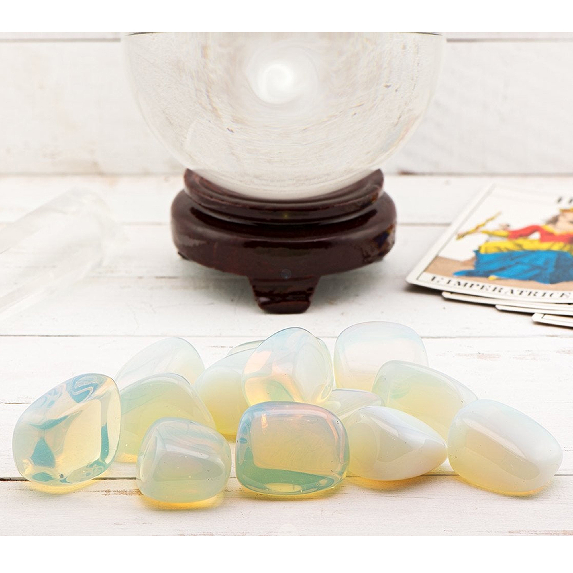 Opalite Crystal Manmade Gemstone Tumbled Stone - 5